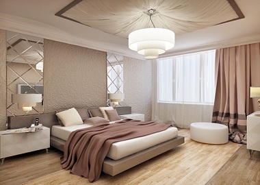 Дизайн потолков в спальне фото