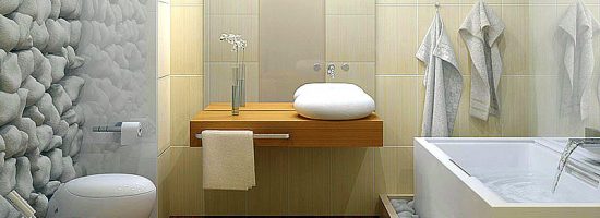 Как визуально увеличит ванную комнату?